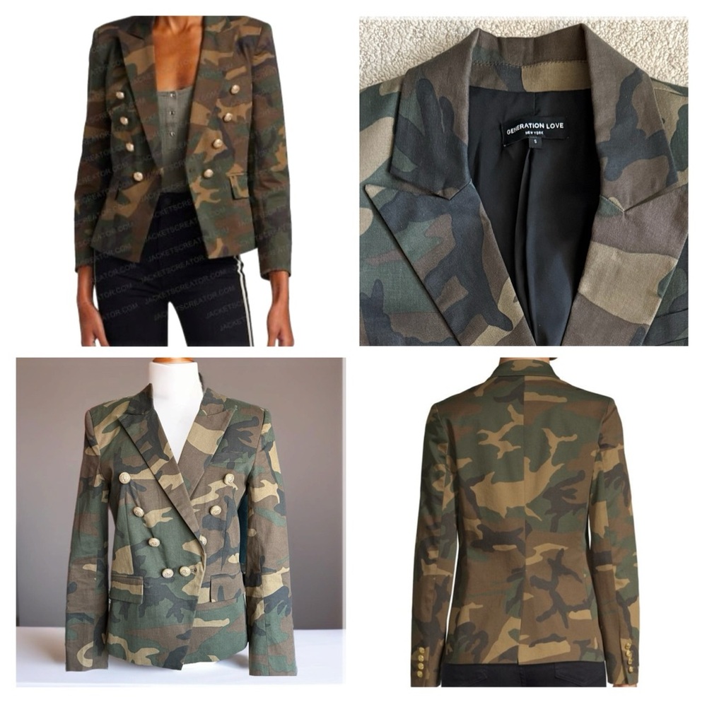 Generation Love Camouflage Blazer